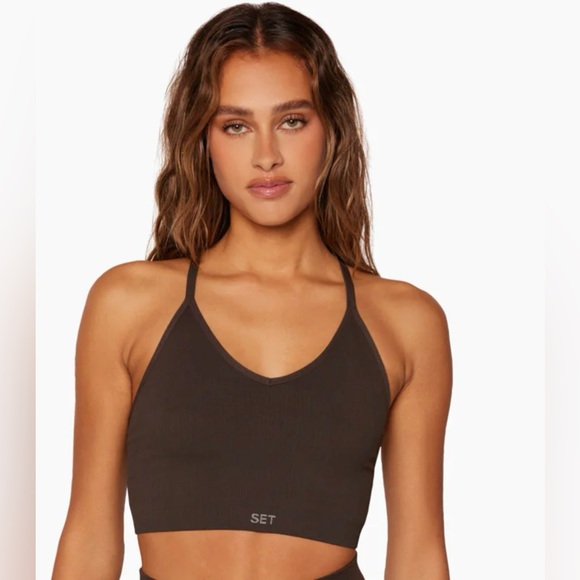 Set Active Electric Sculpt Flex Ribbed V Bra (Size M/L) - Picture 11 of 14